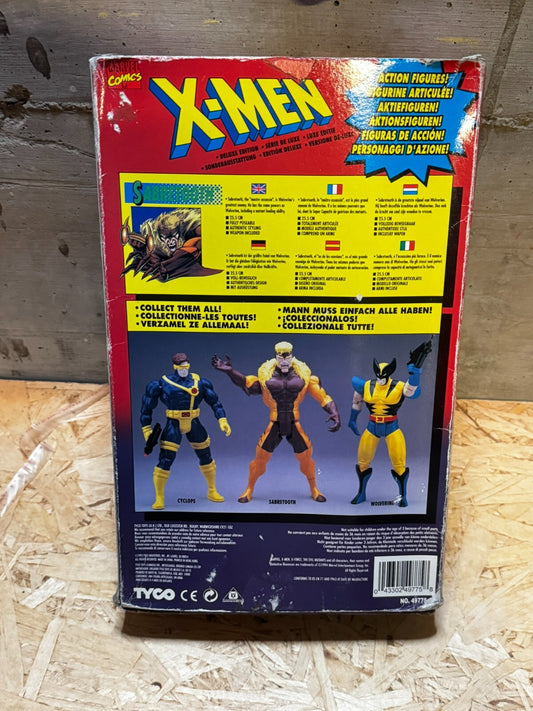 X-MEN Marvel Toy Biz (Tyco ) 1993 deluxe Action Figure   Sabretooth 10 inch
