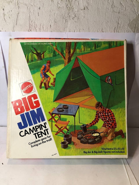 Big jim Tenda Accampamento Campin' Tent camping sports Mattel 1974 W Box Camping