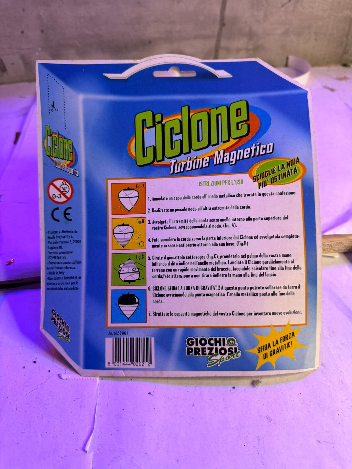 Trottola Vintage Ciclone Turbine Magnetico Giochi Preziosi