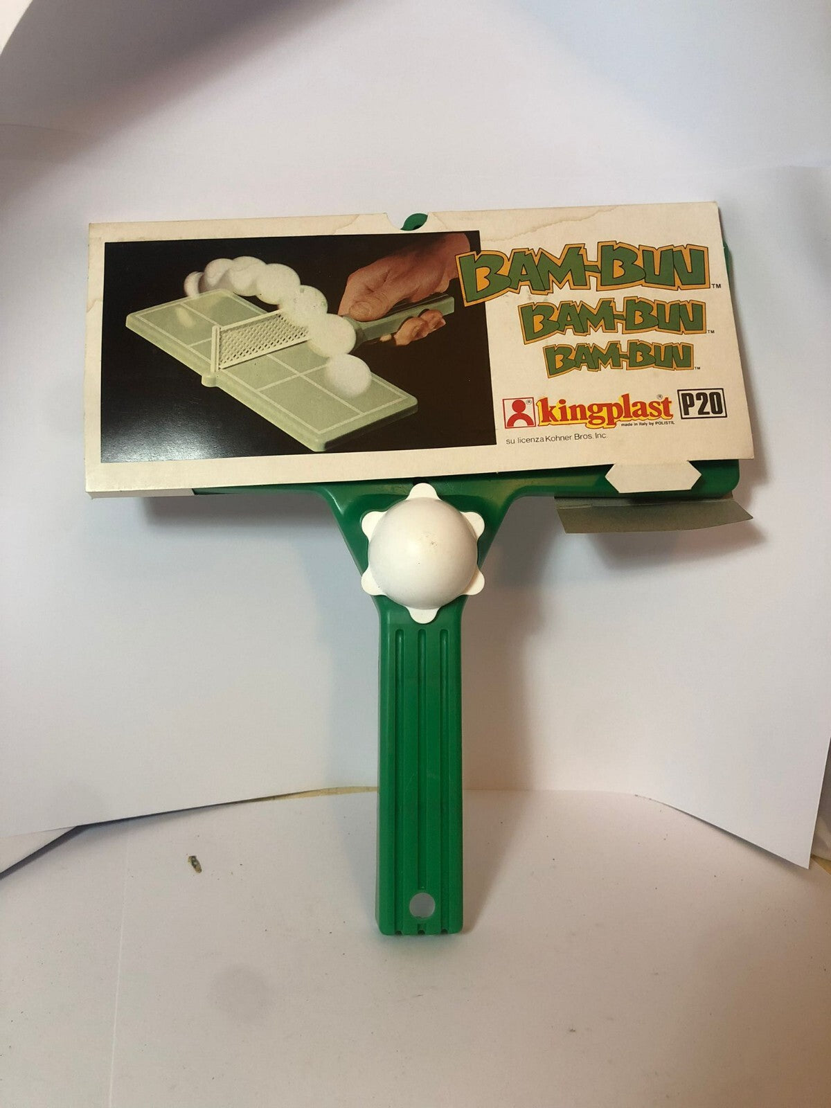 Kohner Bros Politoys Kingplast BAM-BUU Ping Pong Giocattolo Plastica Vintage