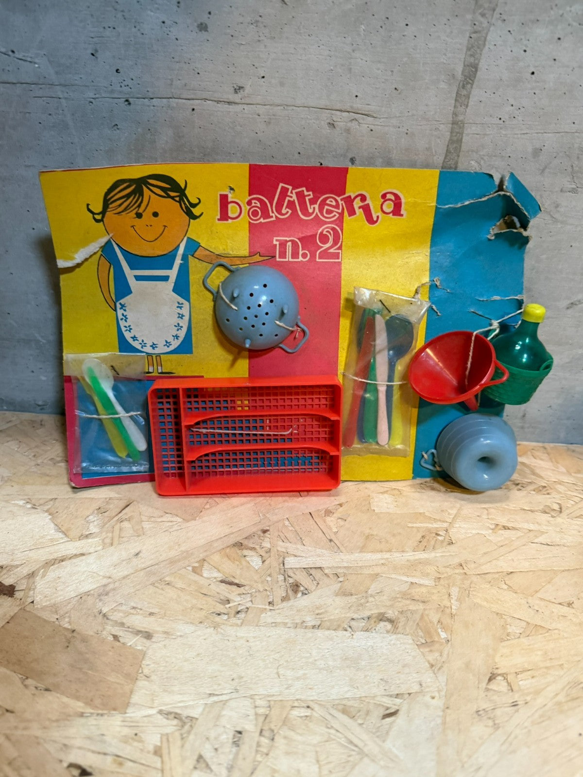 Giocattolo Batteria n. 2 anni '70