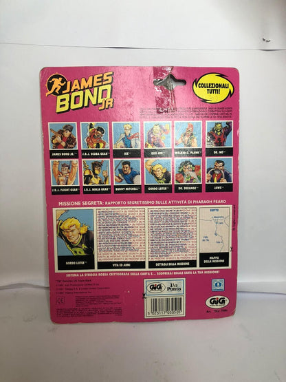 James Bond Jr Hasbro MOC Figura Vintage Bond Gordo Leiter