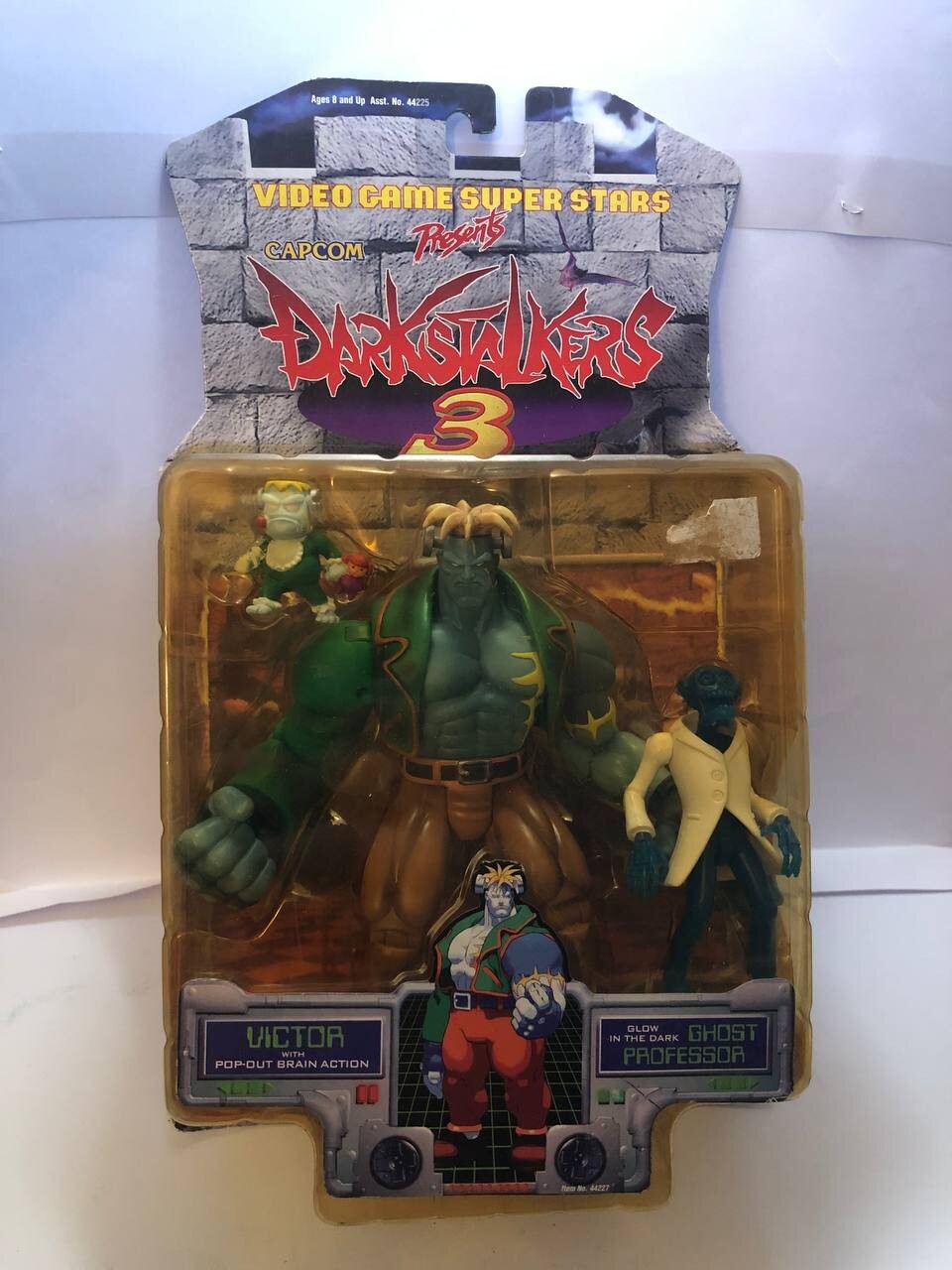 Darkstalkers 3 Victor & Ghost Professor ToyBiz Capcom 1998 Rare NEW MOSC