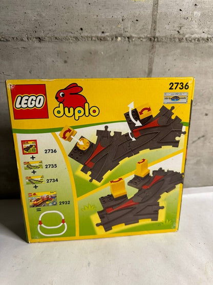 LEGO DUPLO 2736 pezzo di pista VINTAGE NUOVO PERFECT!!!!