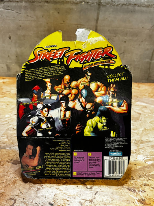 FIGURE STREET FIGHTER UFFICIAL MOVIE HASBRO GIG VINTAGE BLISTER NAVY