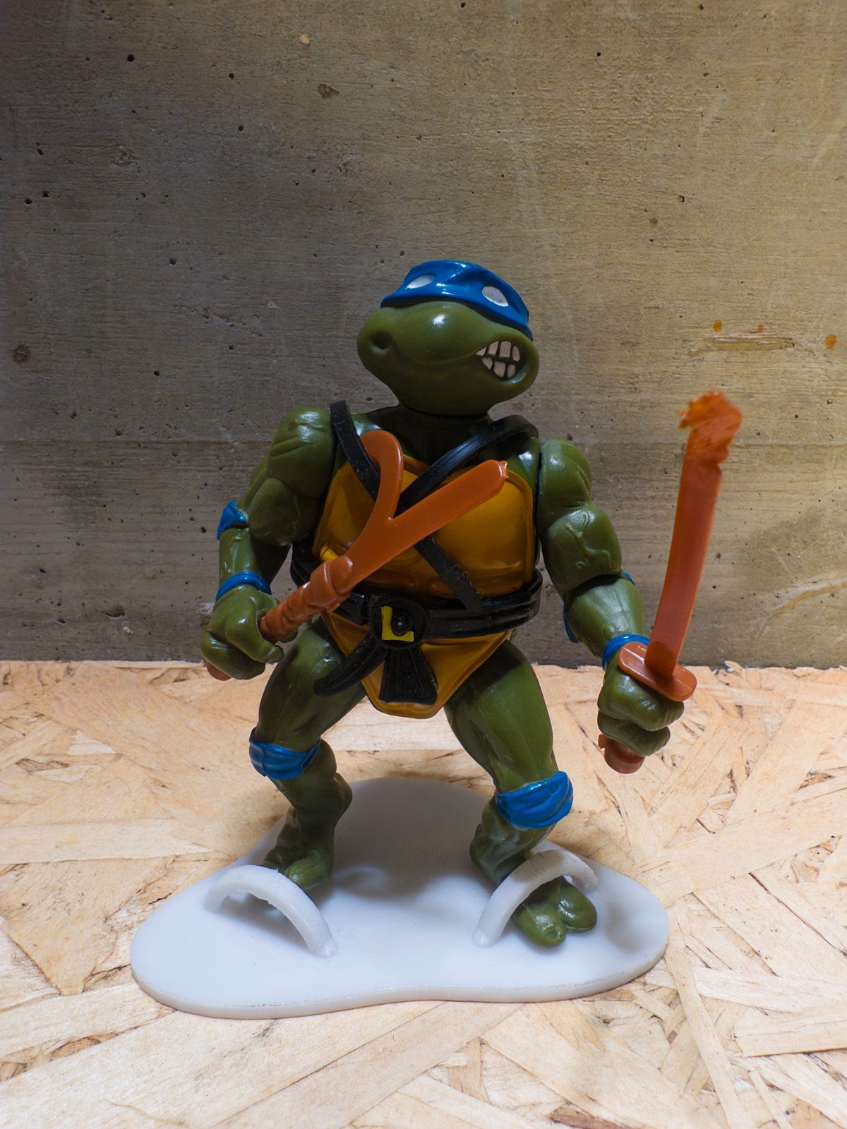 TMNT Teenage Mutant Ninja Turtles Vintage - 1988 Leo Leonardo Action Figure