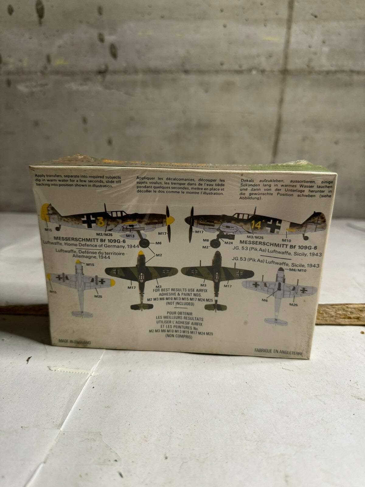 messerschmitt 109g.6 airfix 1/72