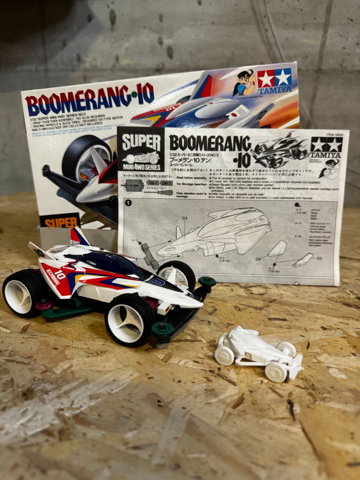 K94 TAMIYA Boomerang 10 Super Mini 4WD Mini 4WD