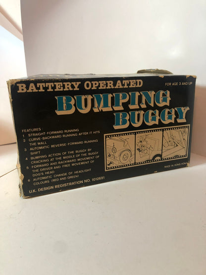 Battery Operated Bumping Buggy Botoy Mady Hong Kong 1982