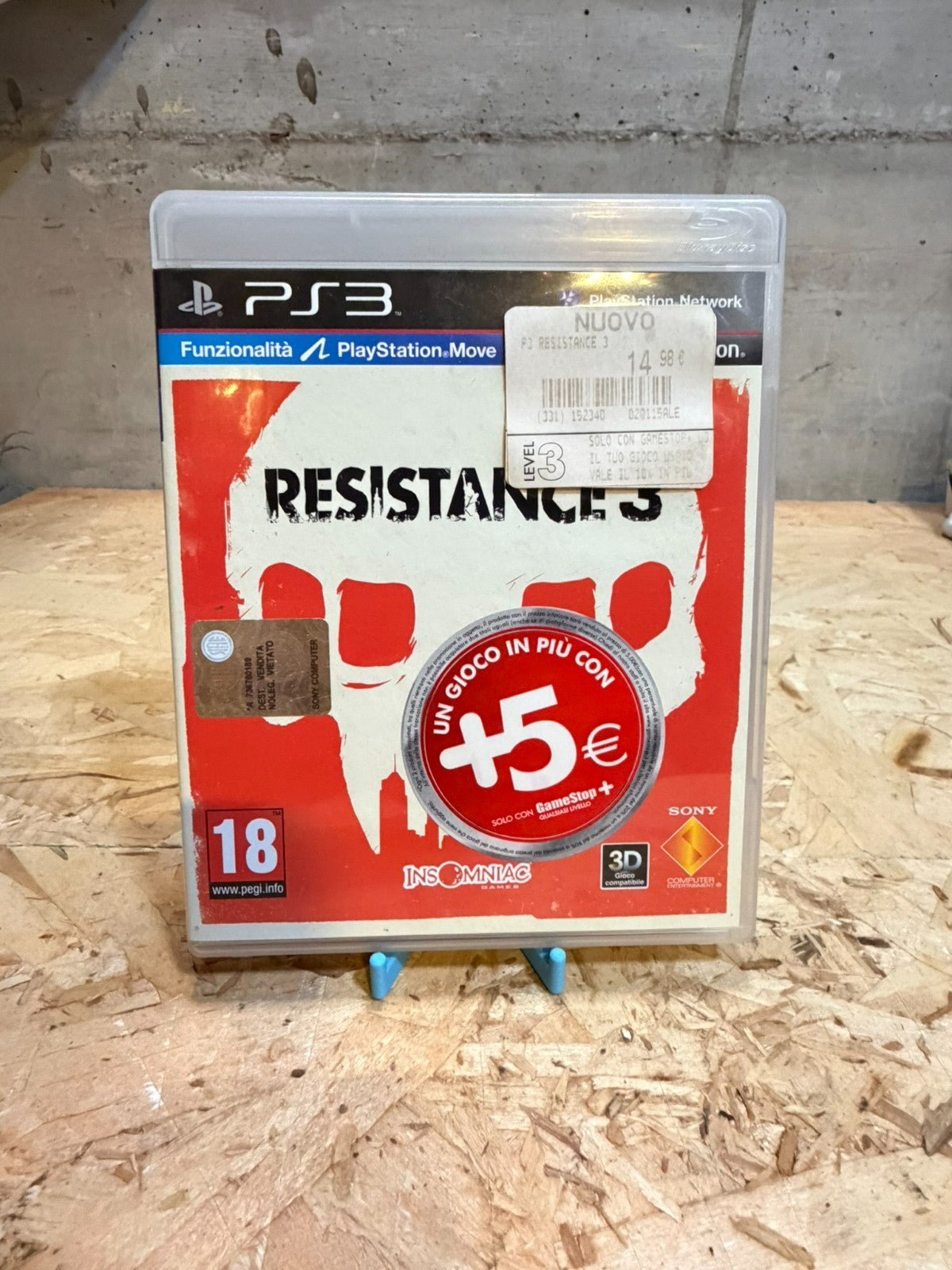 RESISTANCE 3 - Sony Playstation 3 - PS3 - PAL ITA - COMPLETO