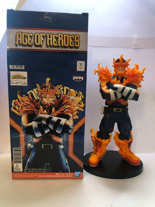 My Hero Academia Endeavor Age Of Heroes 007 Figure Banpresto Bandai Spirits
