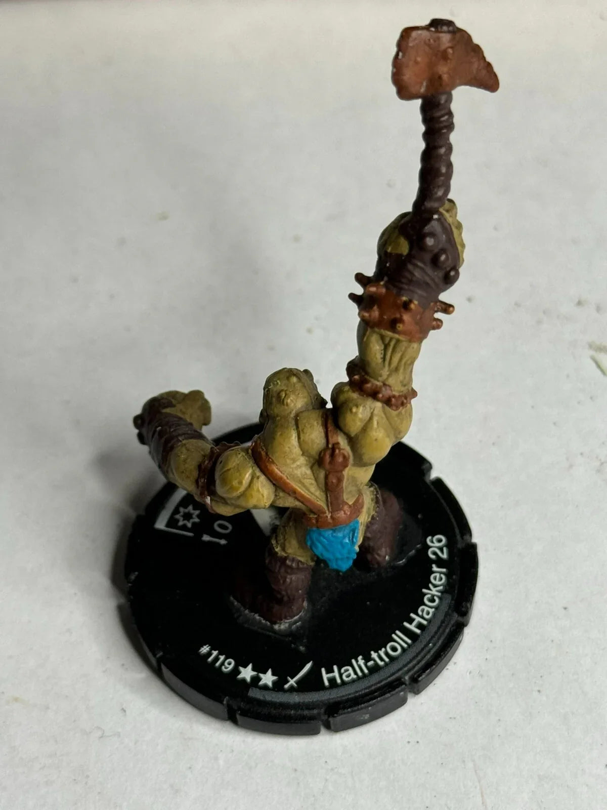 Figura WizKids Mage Knight 2" miniatura D&D Half Troll Hacker 21