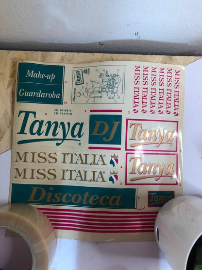 TANYA DISCOTECA MISS ITALIA VINTAGE NUOVO GIOCHI PREZIOSI