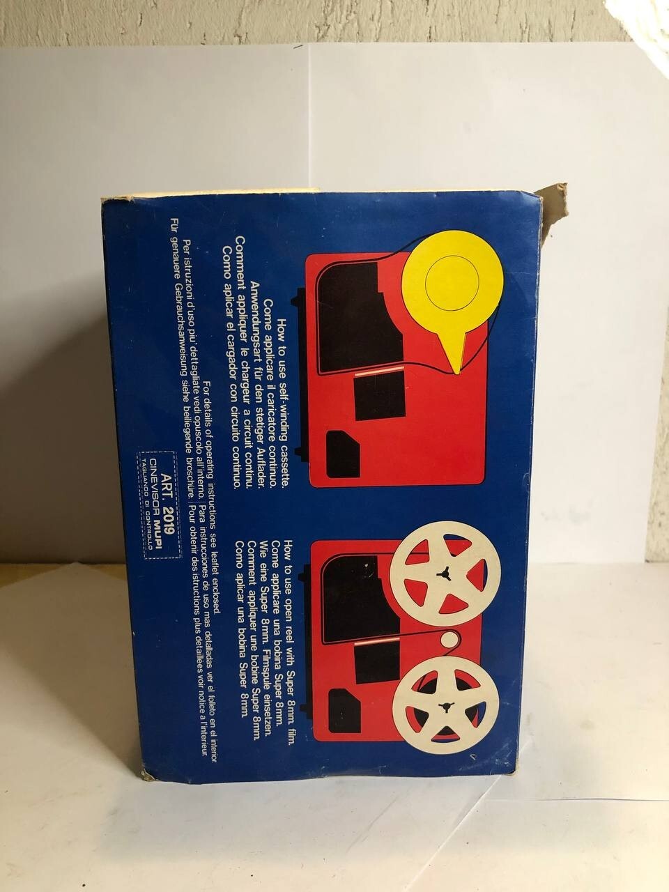 Collezione Lotto Giocattoli Vintage Cinevisor Mupi super8 gadget 8mm + Bobina