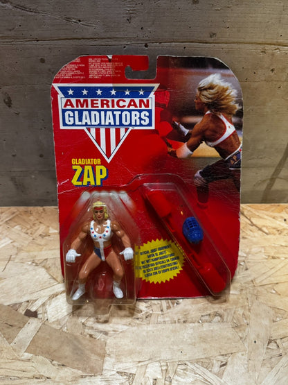 Zap gladiatori americani con attrezzatura giostra Mattel 1991