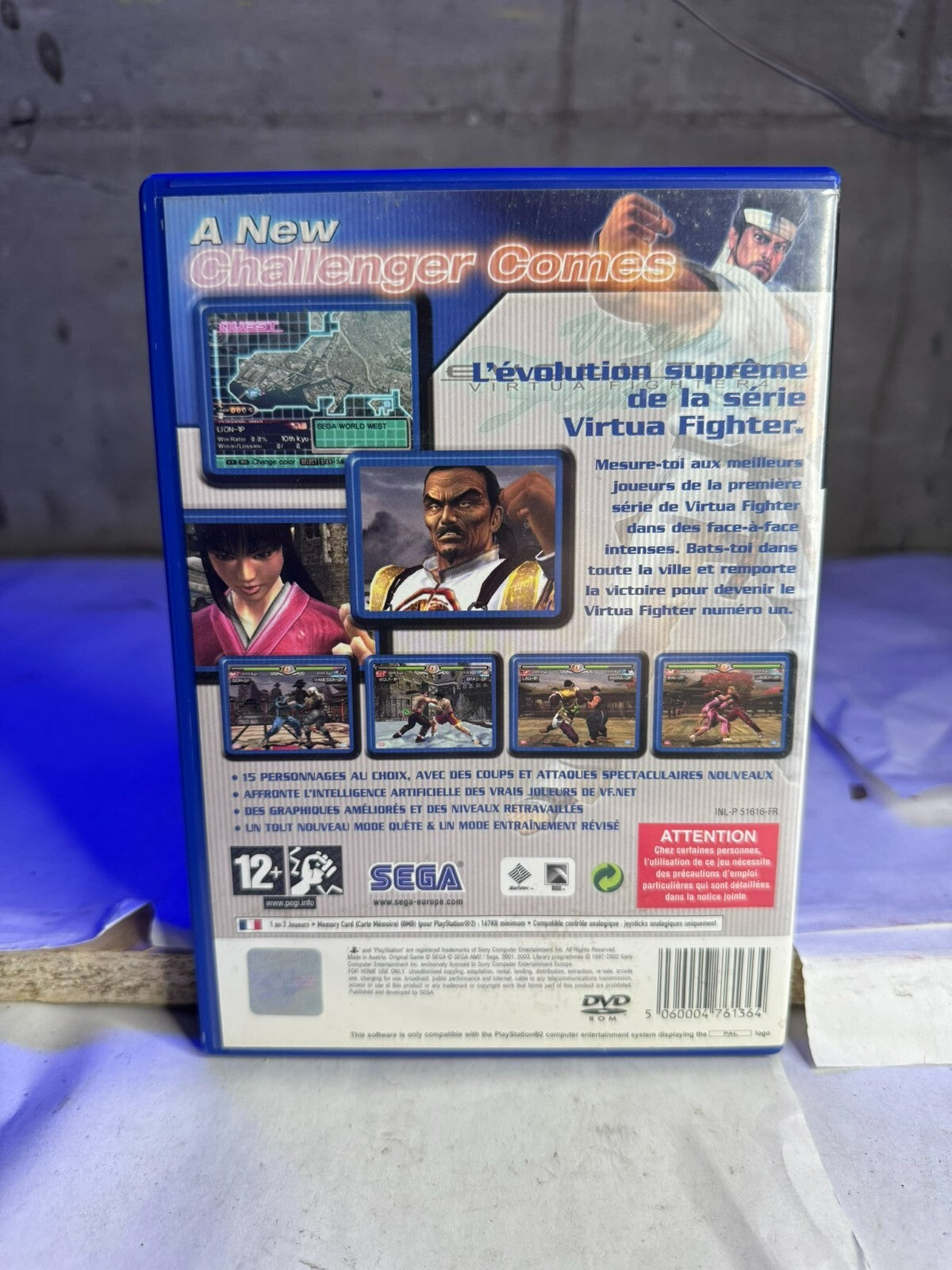 Evolution Virtual Fighter 4, PLAYSTATION 2 SEGA francese