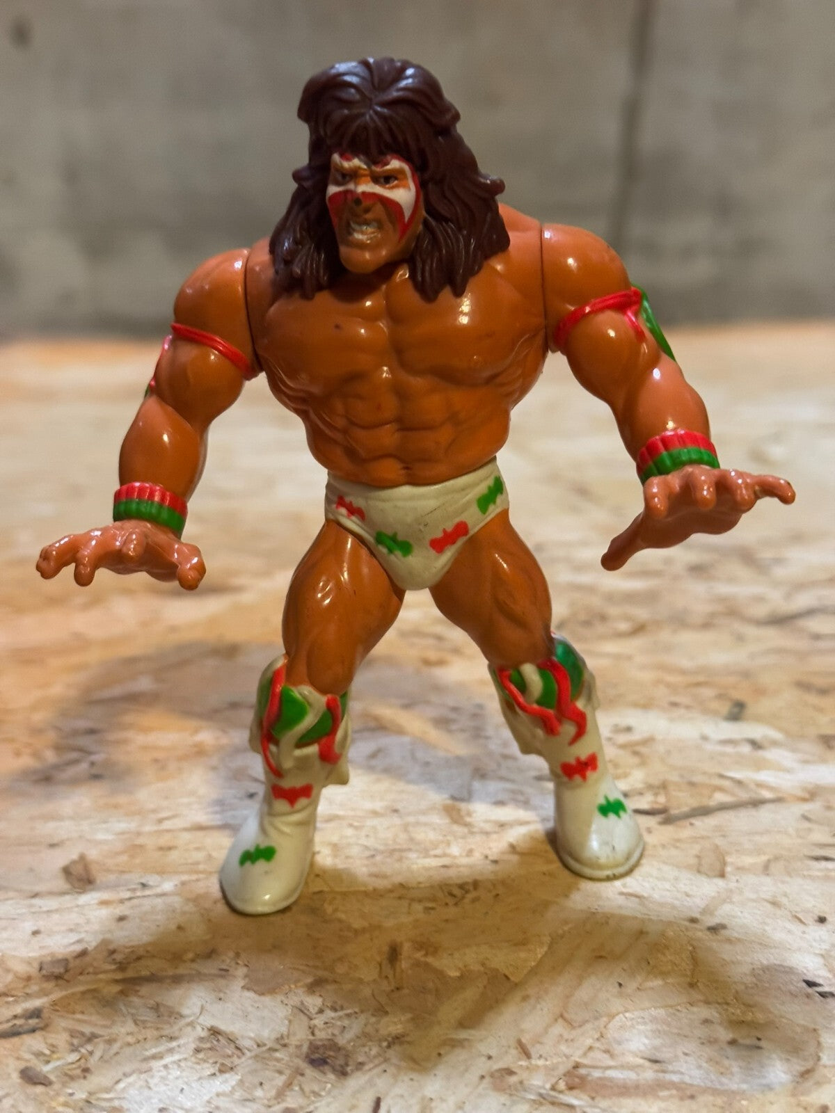 Vintage 1991 WWF Action Figure The Ultimate Warrior Hasbro
