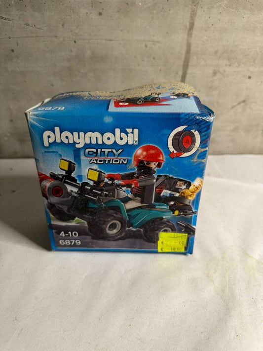 Playmobil City Action 6879 - Rapinatore su Quad con Refurtiva, dai 4 anni NUOVO