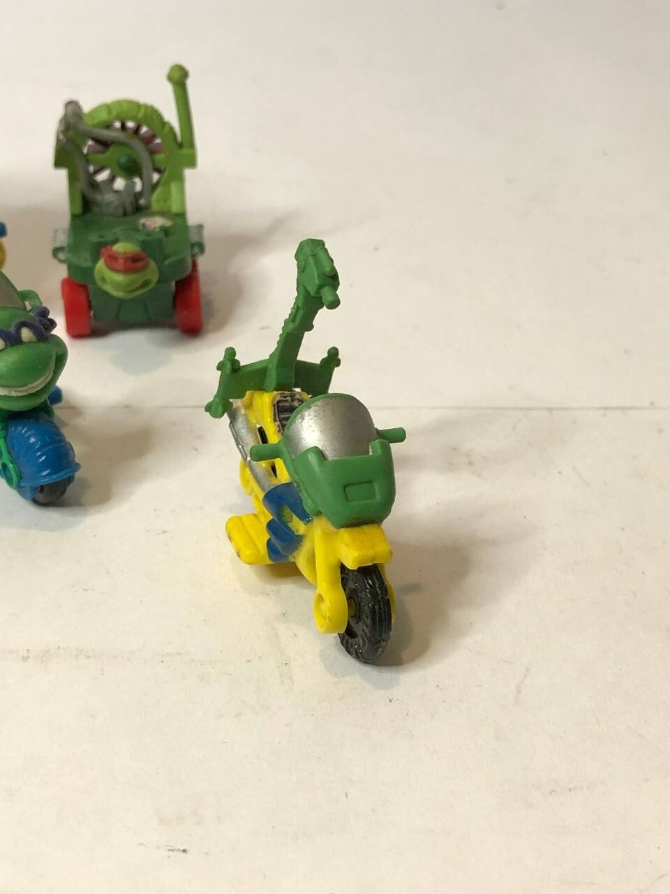 Vintage 1994 TMNT Micro Party Wagon Van + figure