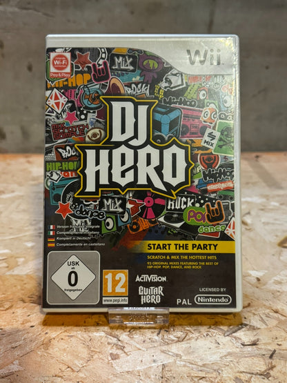 DJ HERO GUITAR NINTENDO WII e WIIU U PAL EU EUR ITA ITALIANO ORIGINALE COMPLETO