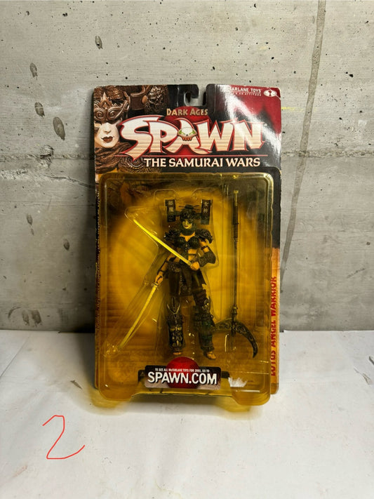 Spawn The Samurai Wars Dark Ages Modellino Angelo Guerriero Loto Vintage