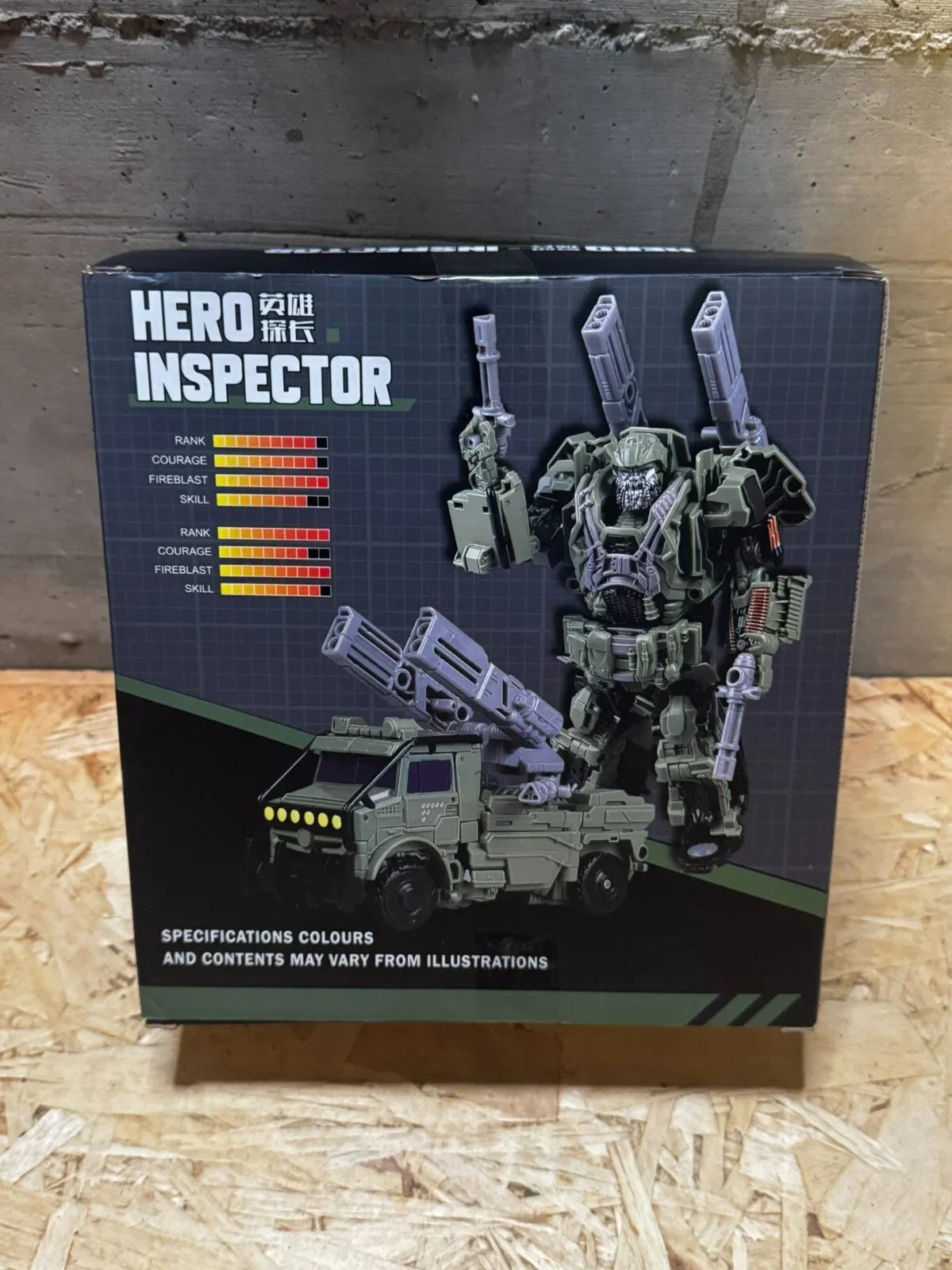 BMB YS06 H6001-6 Hound Film 18cm 7in Green Action Figure Robot Hero Inspector