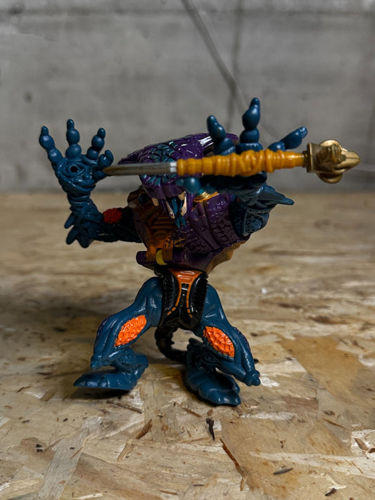 Vintage Mighty Max Strikes Fang Pharoah Phang Battle Warriors 1994 NEAR Complete