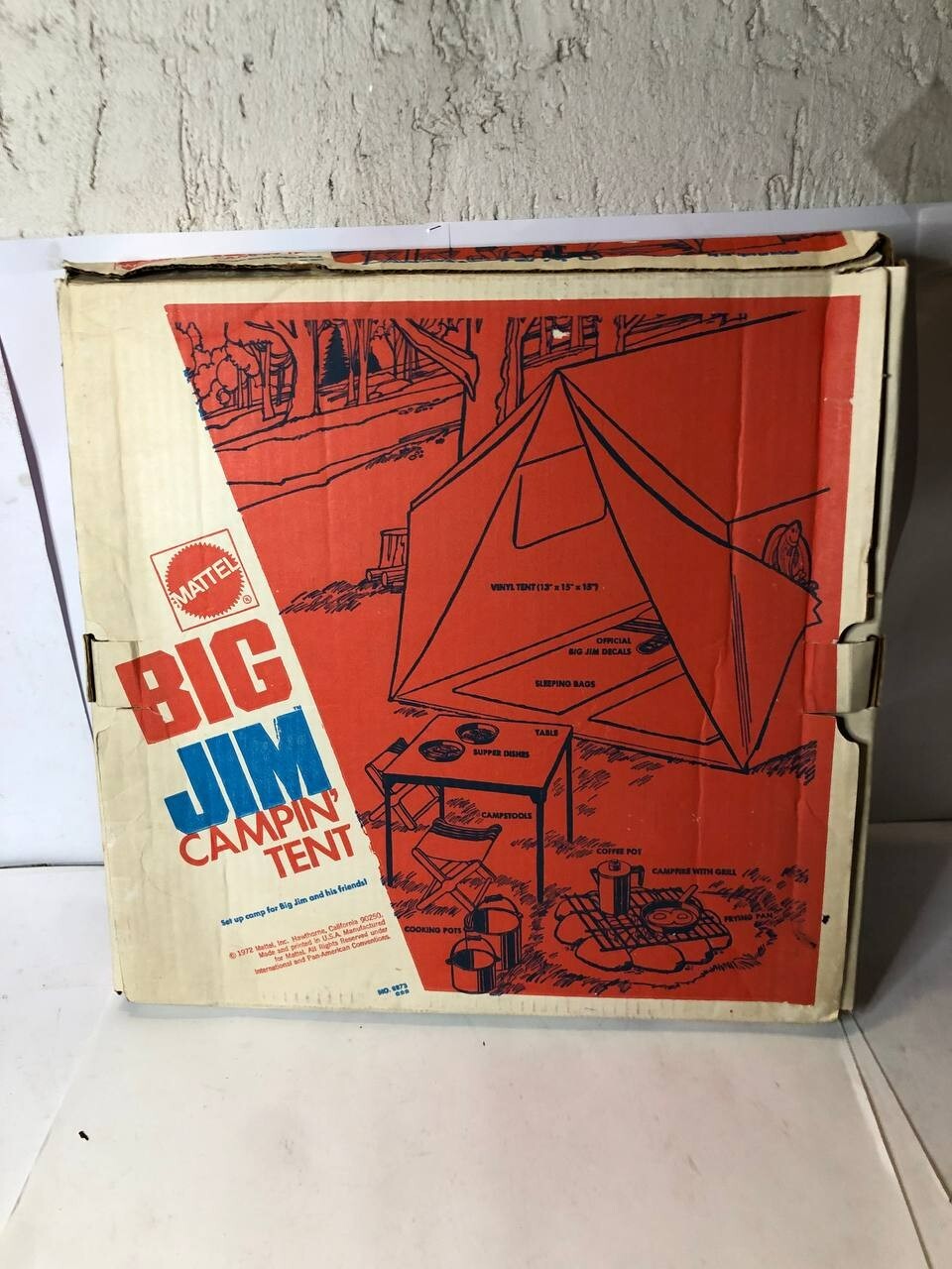 Big jim Tenda Accampamento Campin' Tent camping sports Mattel 1974 W Box Camping