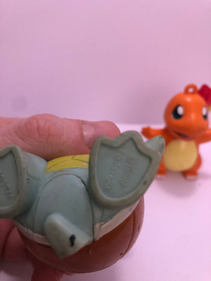 Pokemon Charmander e Squirtle Trendmasters 1999 Nintendo