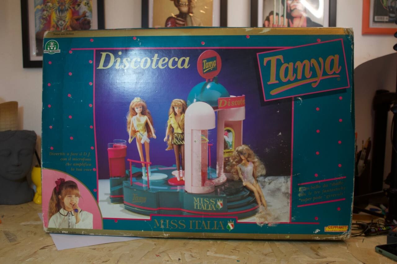 TANYA DISCOTECA MISS ITALIA VINTAGE NUOVO GIOCHI PREZIOSI