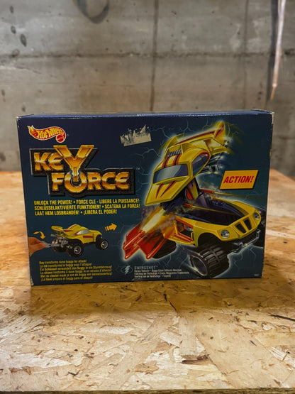 HOT WHEELS KEY FORCE SWINGSHOT DUNE BUGGY TRANSFORMS TURBO-TANK-1992 MATTEL#IP