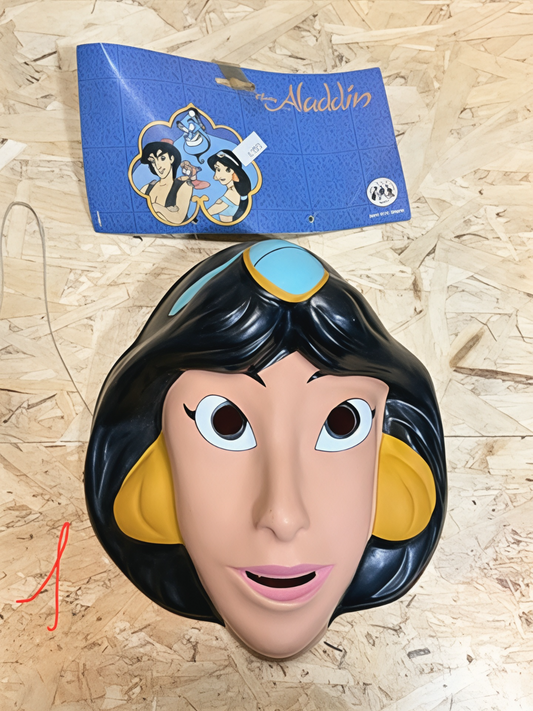 Maschera Jasmine Aladdin Disney anni 93 Sarti Milano