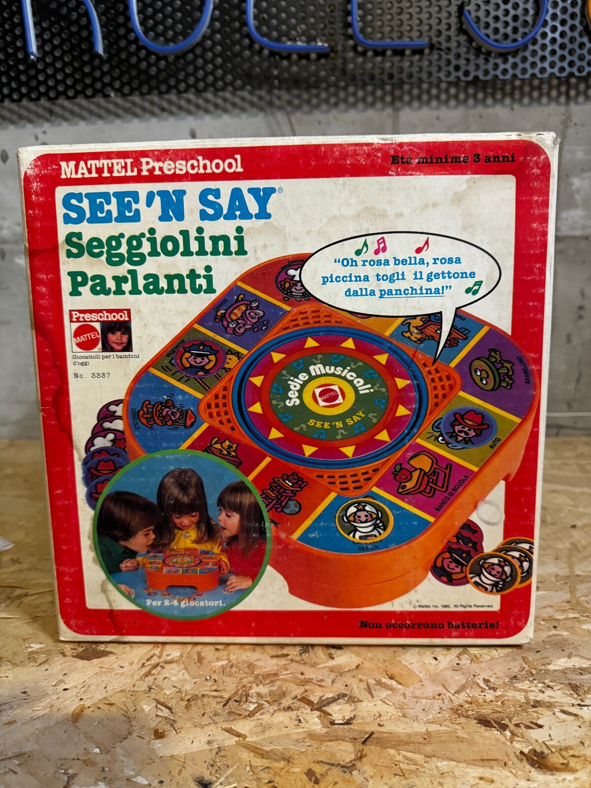 See N Say italiano seggiolini parlanti mattel preschool Teaching Toy