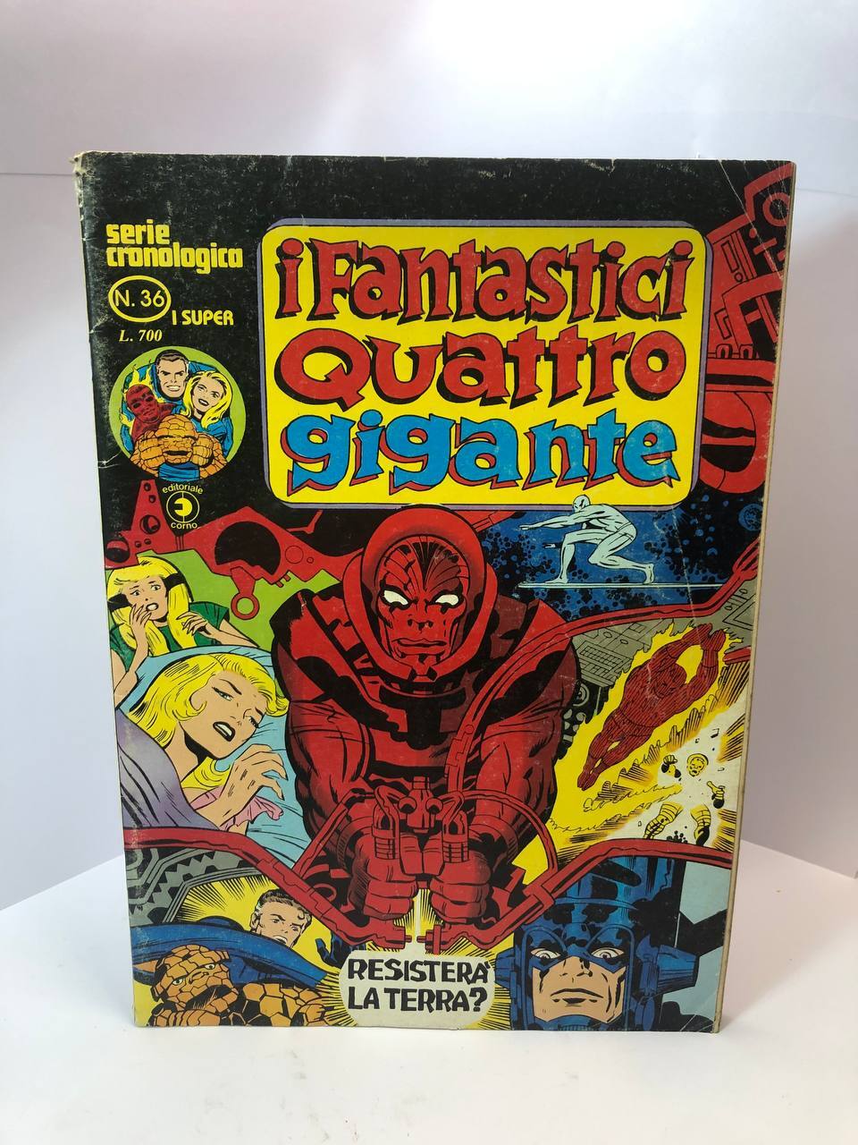 I fantastici quattro gigante ed. Corno lotto sette fumetti