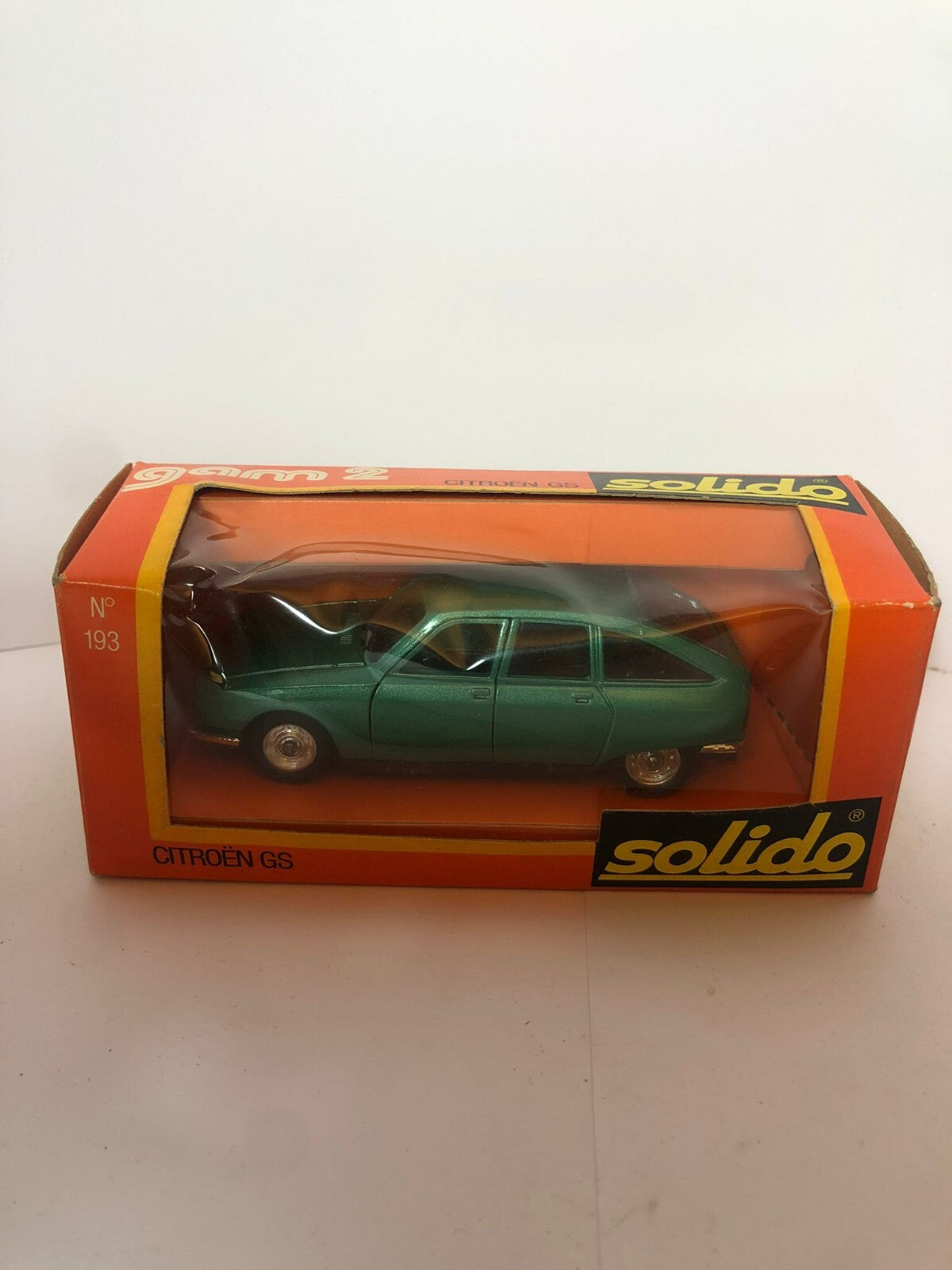 SOLIDO 193 CITROEN GS - BLUE METALLIC 1:43 very rare - VERY GOOD IN BOX