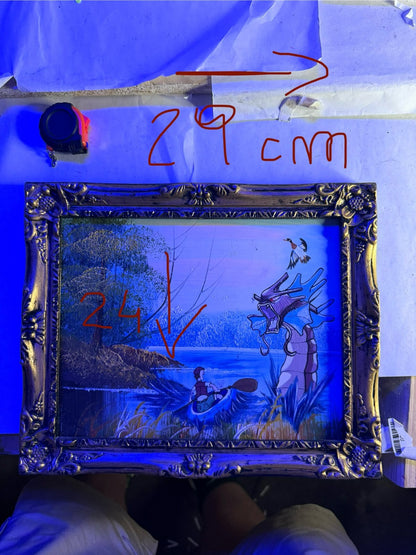 Quadro Pokemon gyarados shiny home made