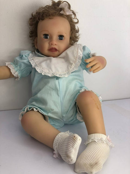 Bambola A.D.G 60 cm Piange e parla Bambolotto Femmina Neonato realistico