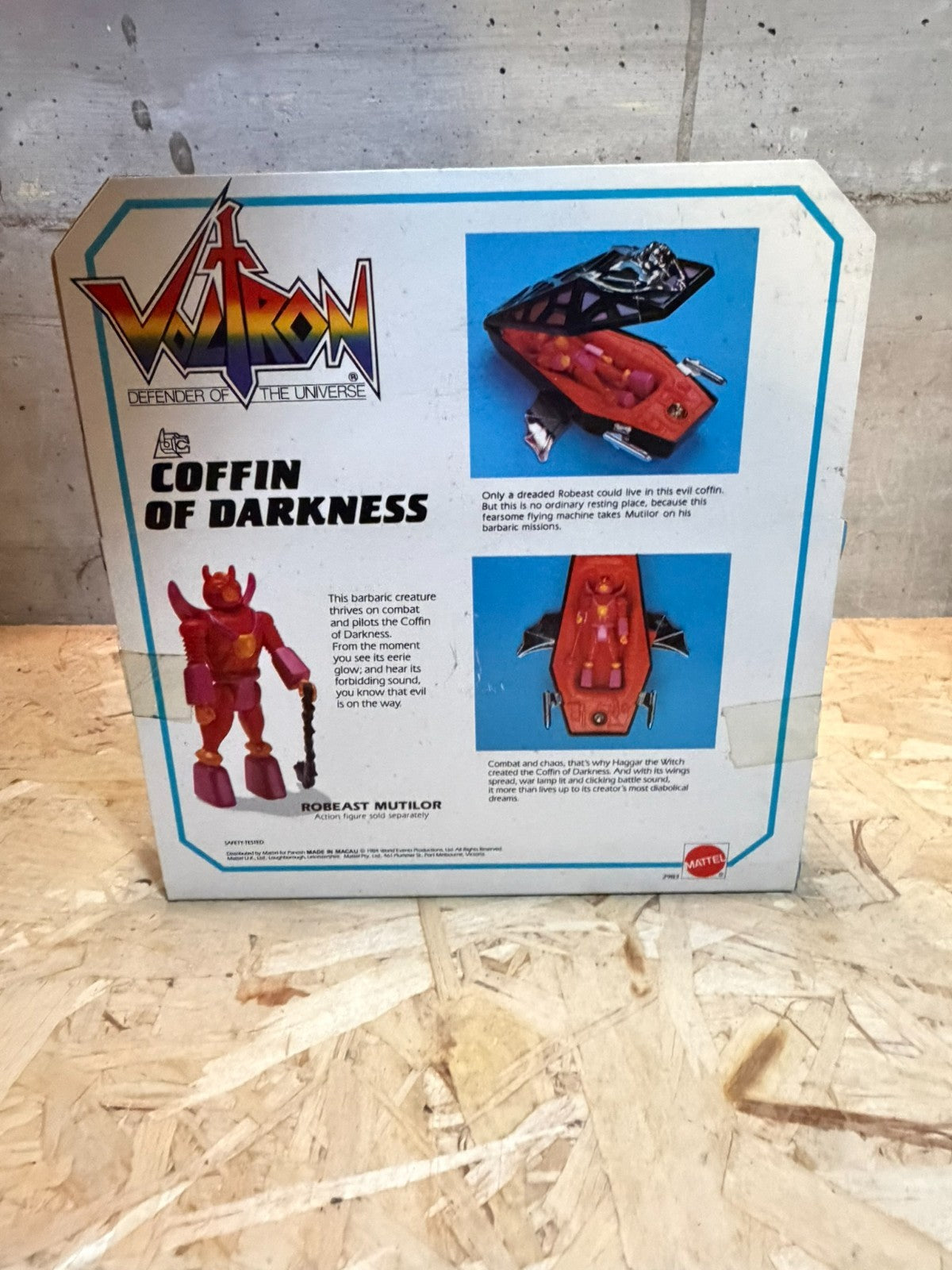 VOLTRON COFFIN OF DARKNESS MATTEL 1984