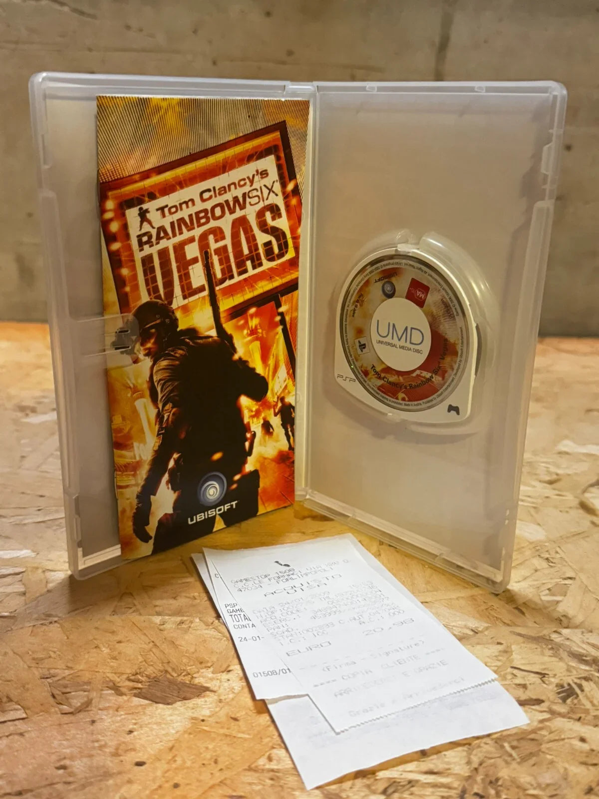TOM CLANCY'S RAINBOW SIX VEGAS 1 SONY PSP PAL ITA ITALIANO ORIGINALE COMPLETO