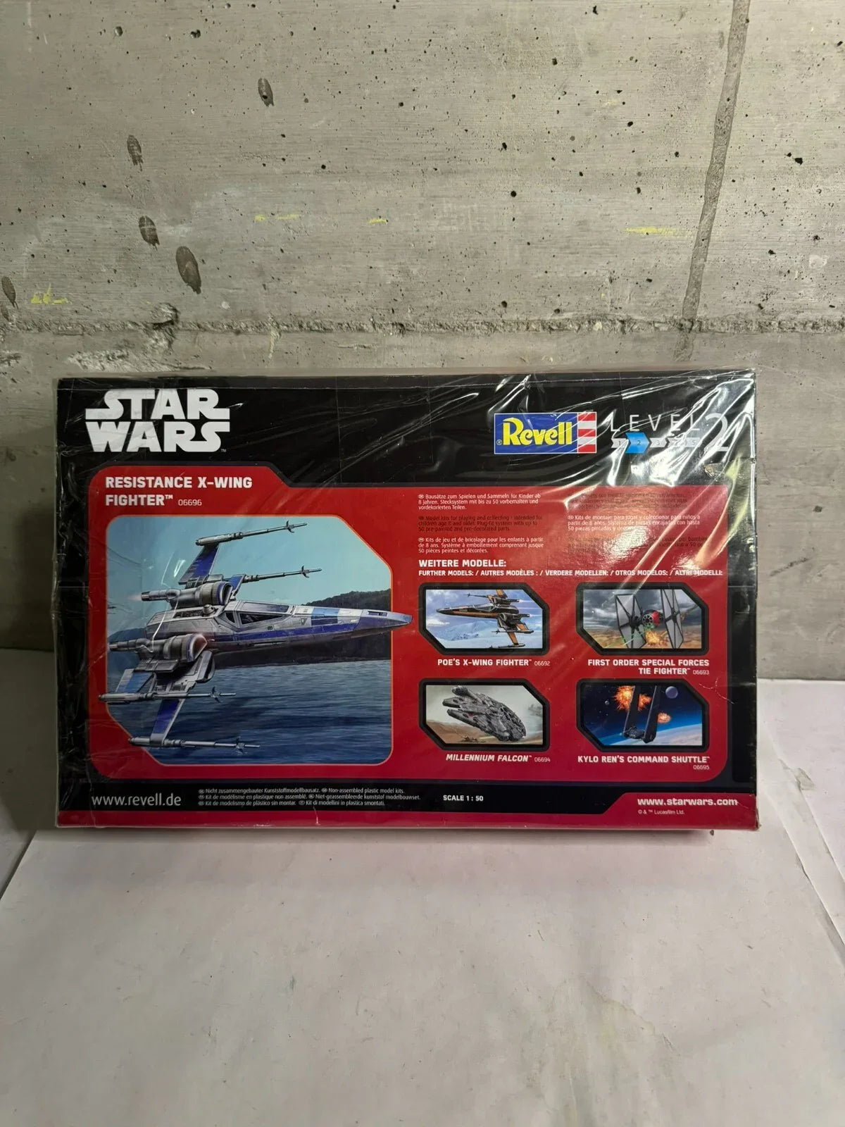 MODEL KIT REVELL STAR WARS RESISTANCE X-WING FIGHTERS 1:50 NEW SEALED IN BOX