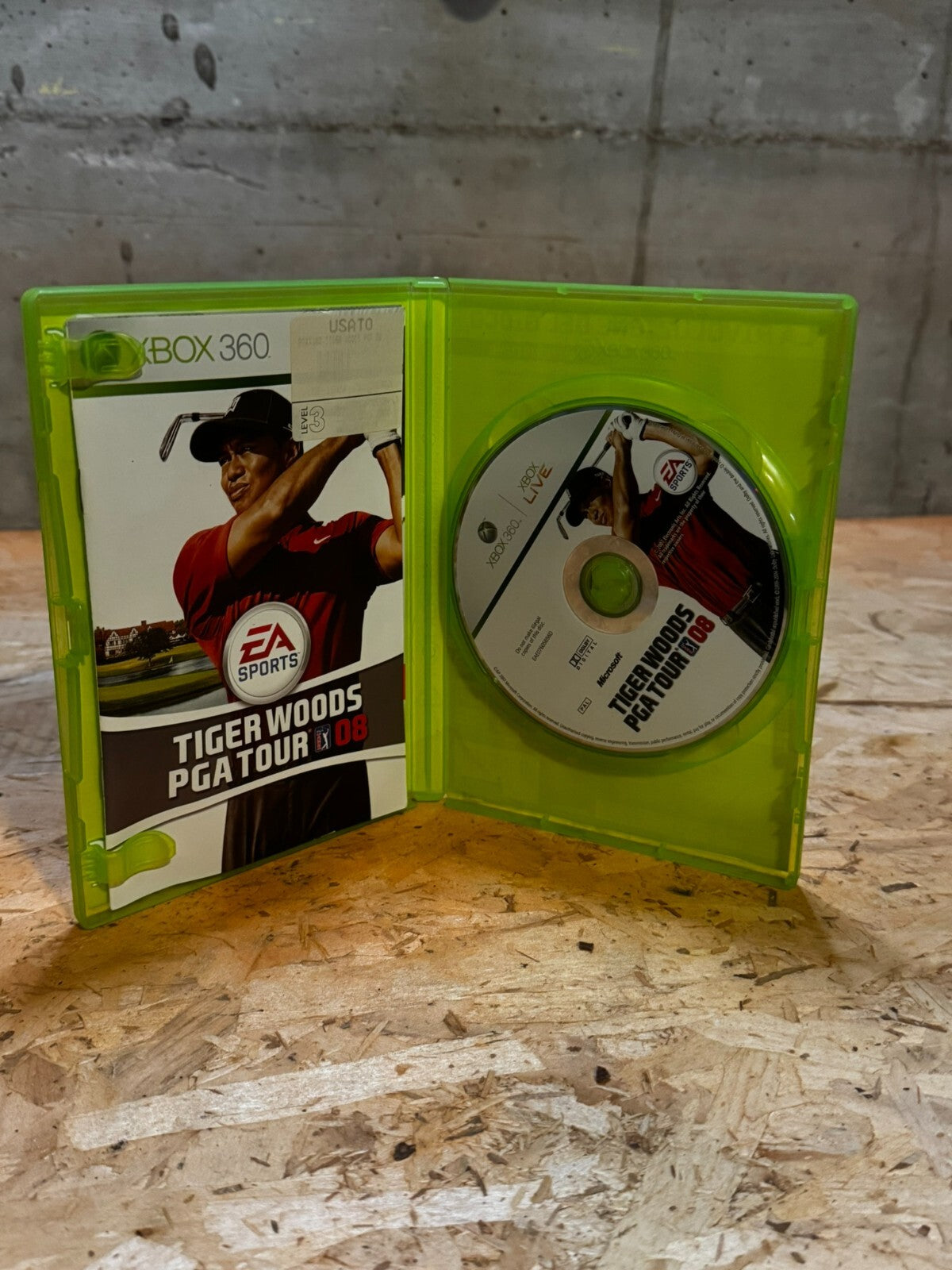 TIGER WOODS PGA TOUR 08 XBOX 360 con Libretto ITA M06574