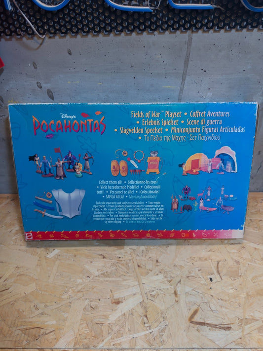 Set da gioco vintage Disney's Pocahontas Fields of War completo mattel