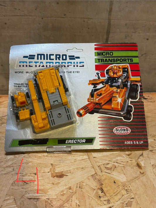 Micro metamorphs Transformers Micro Trasports Erector globo nuovo