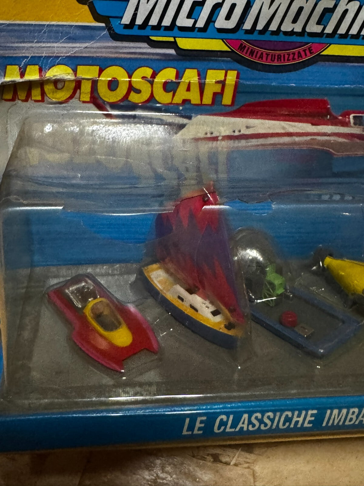 MICROMACHINES MICRO MACHINES MOTOSCAFI COLLEZIONI CLASSICHE IMBARCAZIONI GALOOB
