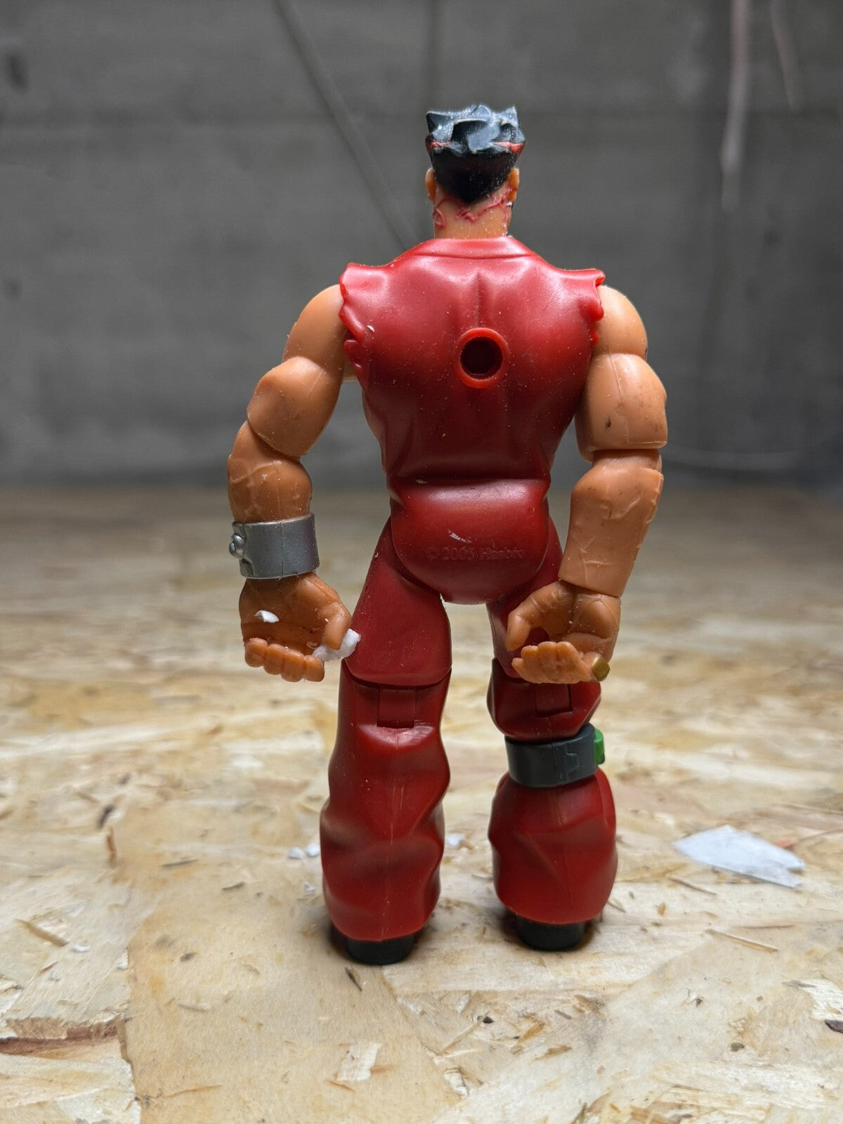 RARE 2005 ACTION MAN A.T.O.M. JET BURNER PAINE FIGURE ATOM HASBRO