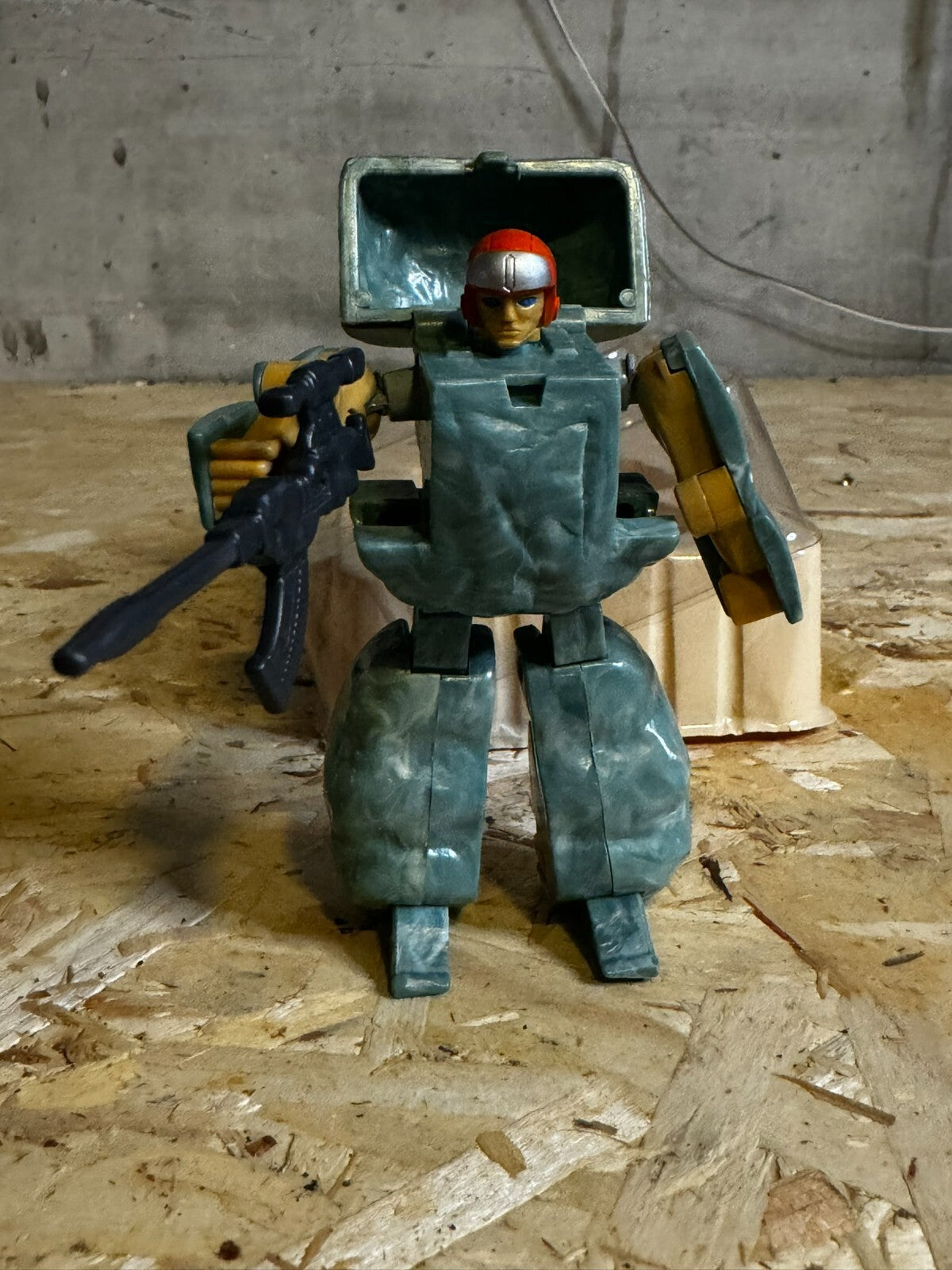 Modellino Bandai GoBots Rock Lords Boulder Transforming 4" vintage 1985 completo