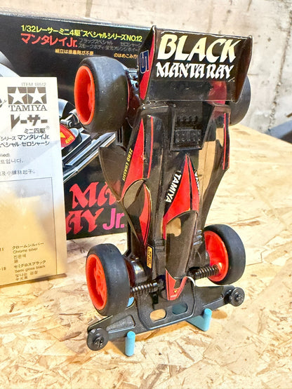 Telaio Tamiya Manta Ray Jr Nero Speciale Mini 4WD Zero Usato Raro
