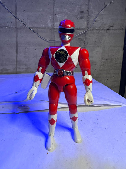 Bandai Mighty Morphin Red Power Ranger 8 Inch Action Figure 1994