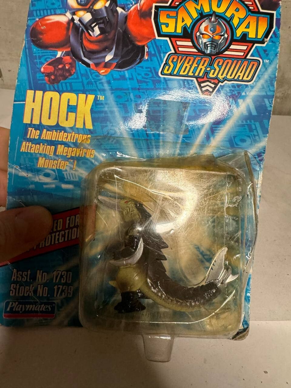Superhuman SAMURAI Syber Squad HOCK – NUOVO Playmates 1994