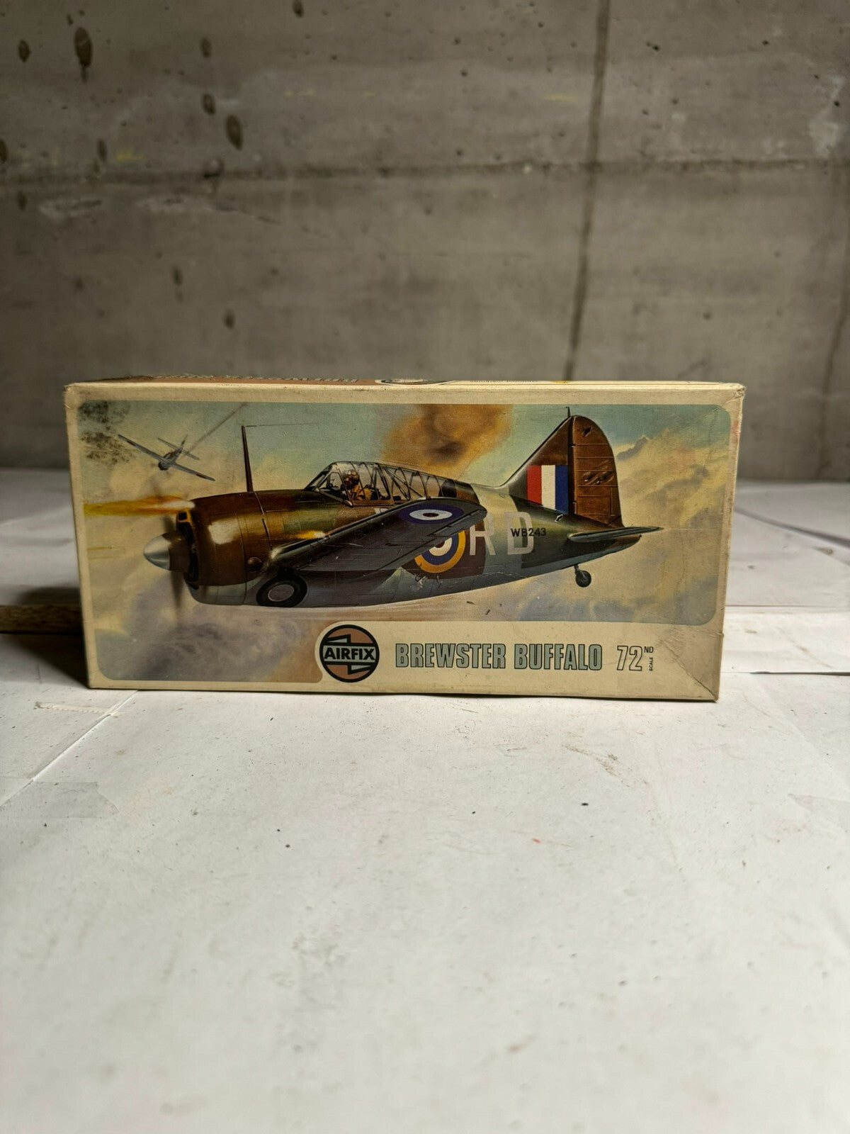 Airfix 1:72 Scale Brewster Buffalo Model Kit # 02050 Vintage